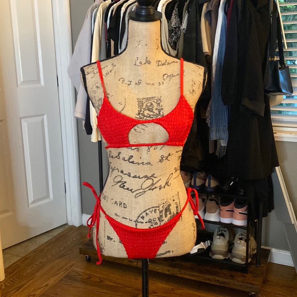 SHEIN Red Bikini Set